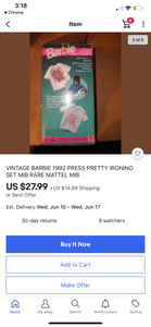 Barbie Really Works Press Pretty Iron (Mattel)