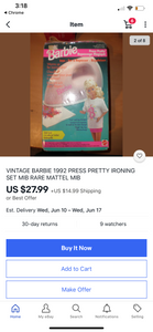 Barbie Really Works Press Pretty Iron (Mattel)