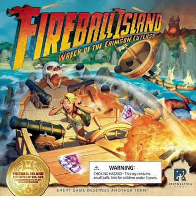 **FIREBALL ISLAND: WRECK OF THE CRIMSON CUTLASS (Restoration Games, Asmodee, Mandu-Korea, Broadway Toys-China, Taiwan, Singapore)